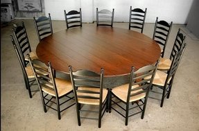 Round Dining Room Table Seats 12 - Foter