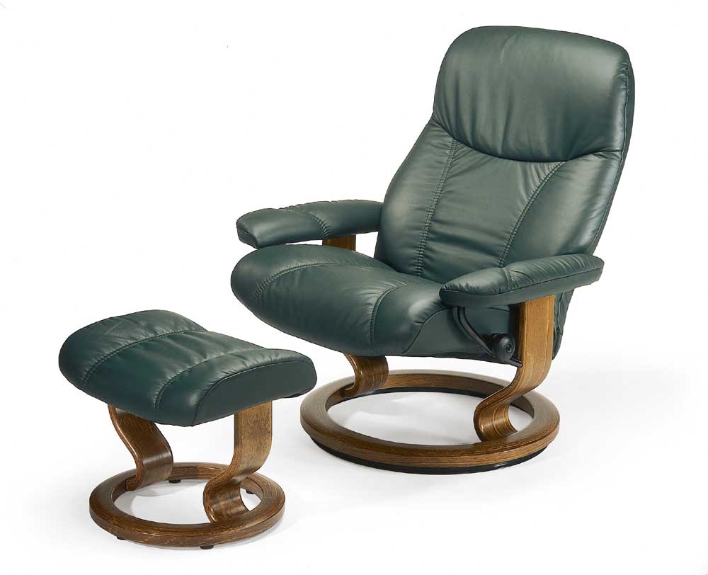 Recliner chair and ottoman
