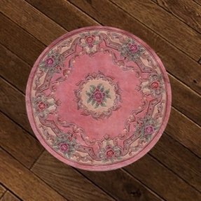 Pink Rose Rug - Foter