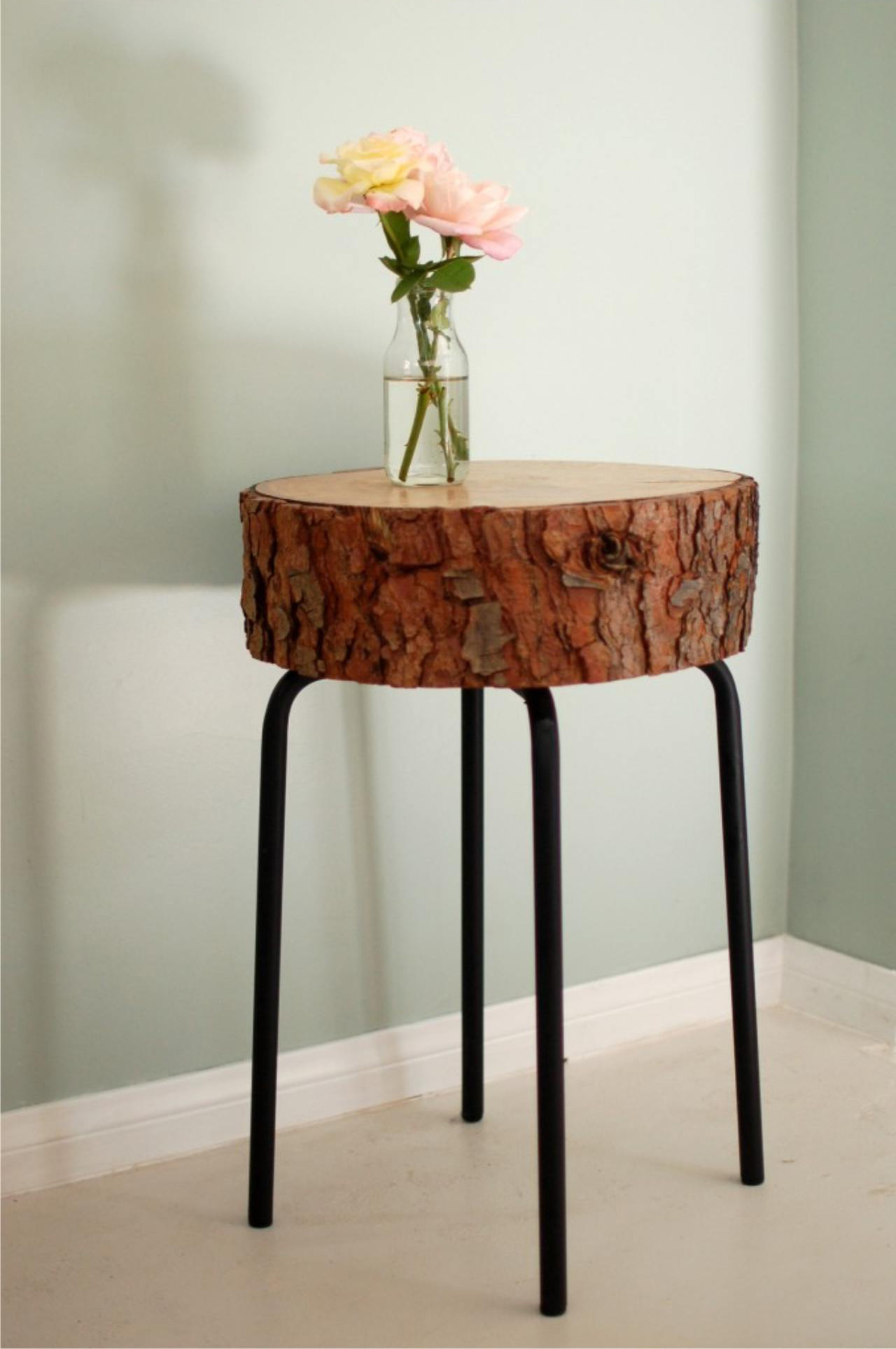 Round Wood End Table - Foter