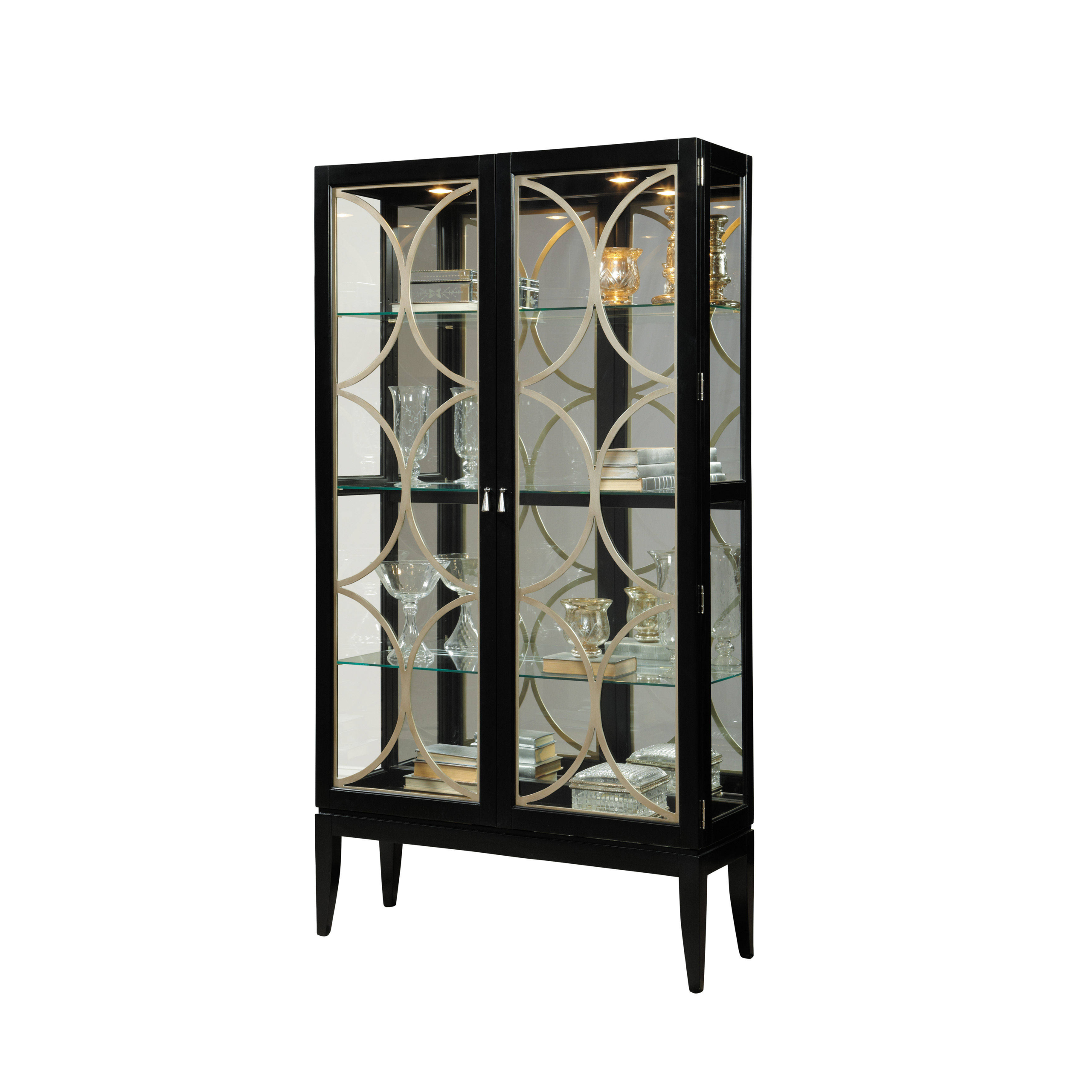 Glass Metal Curio Cabinets - Foter