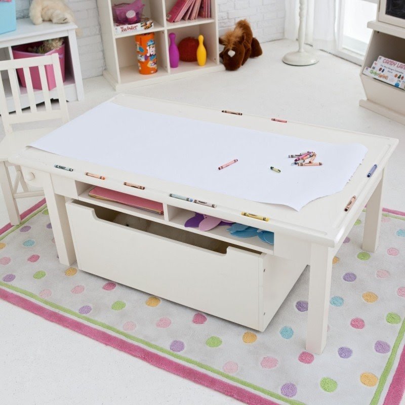 Kids activity table with storage 4