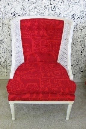 Red Wingback Chair - Foter