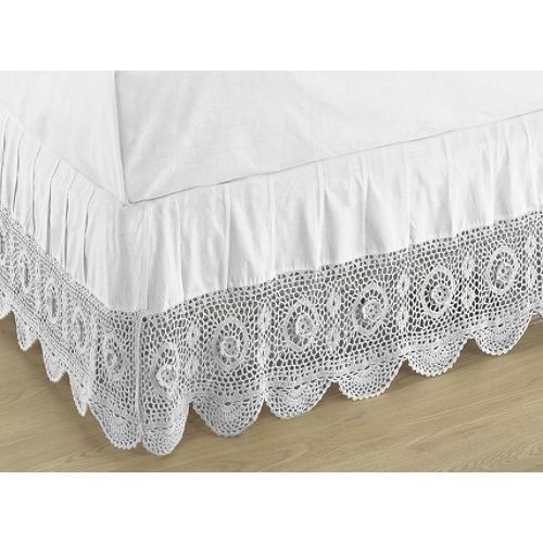 Crocheted bed skirts