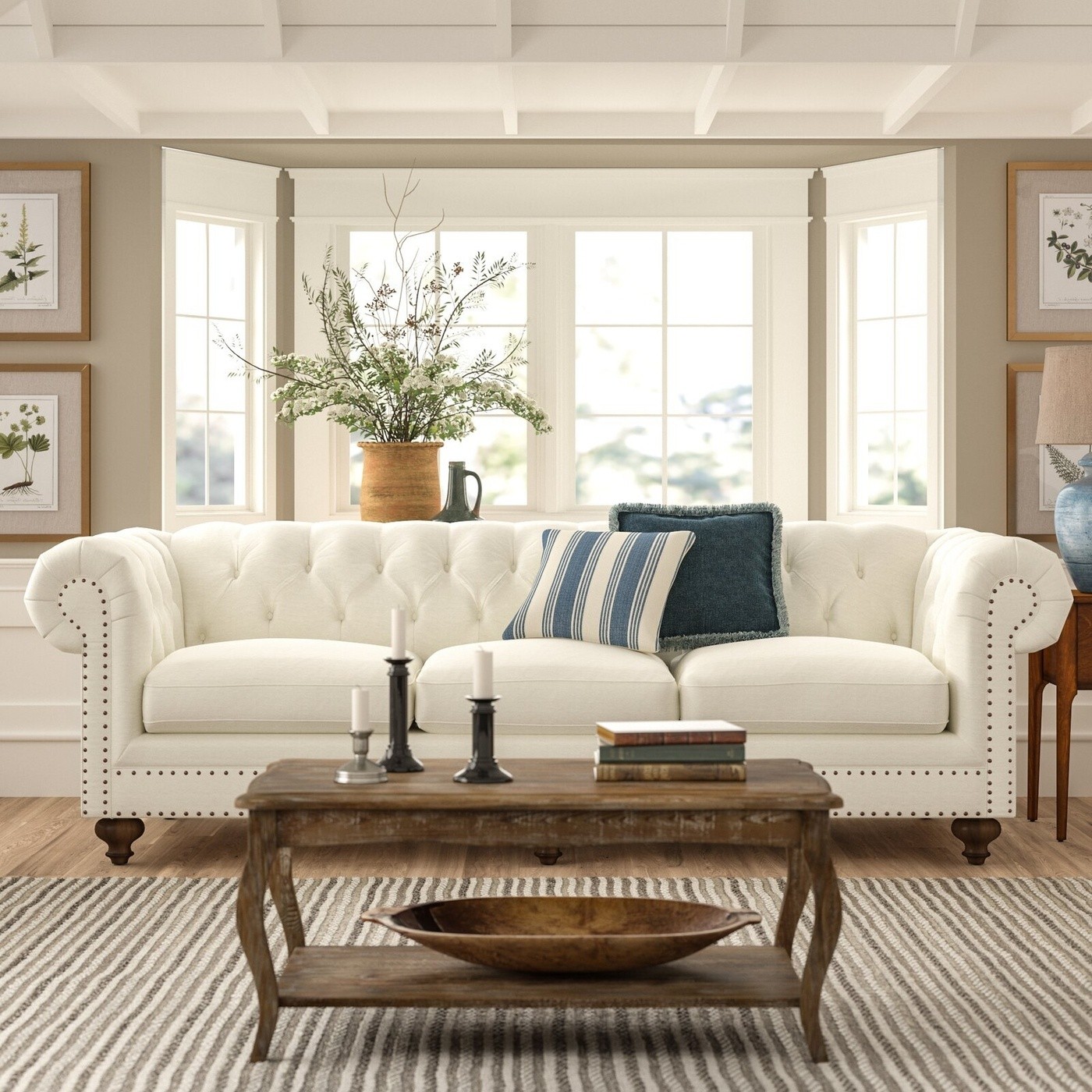 15 Charming Ideas To Add A Chesterfield Sofa To Your Living Room Foter