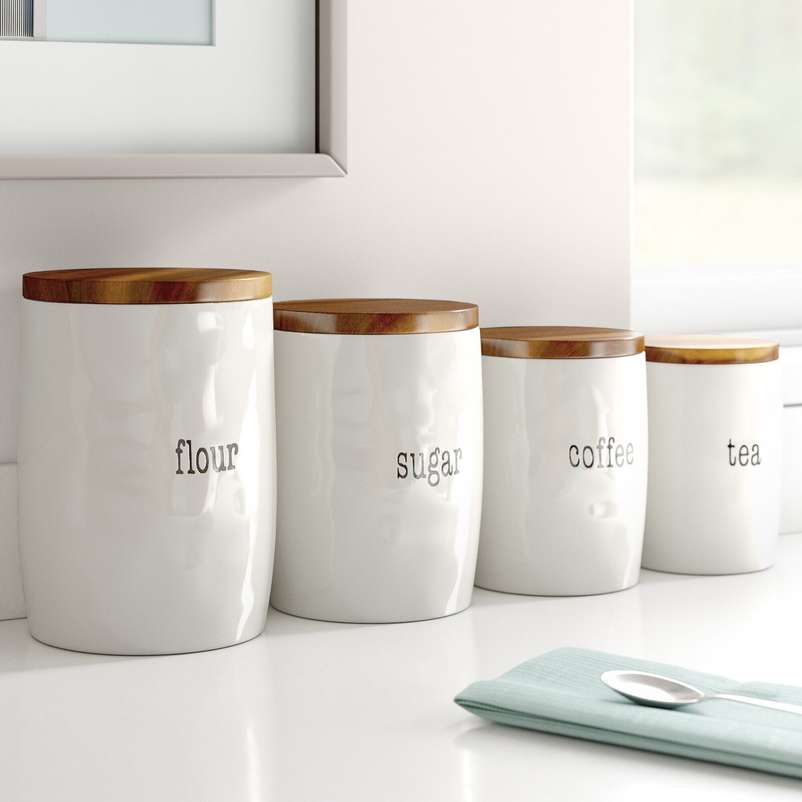 Farmhouse country style canister sets