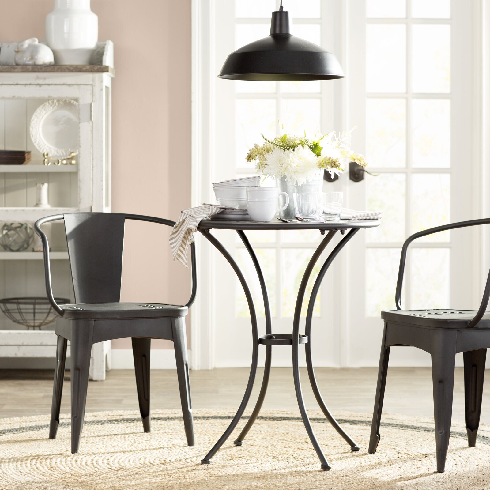 Delicate Wrought Iron Dining Set