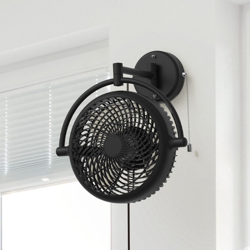 13" Wall Mounted Fan with Folding Arm
