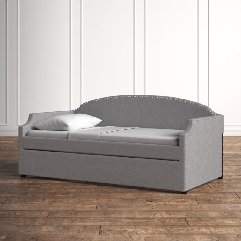 Jordane Upholstered Daybed with Trundle