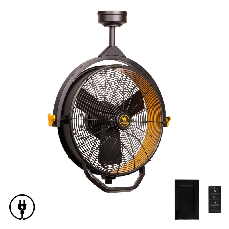 MULE Products 18'' Garage Fan with Remote Included