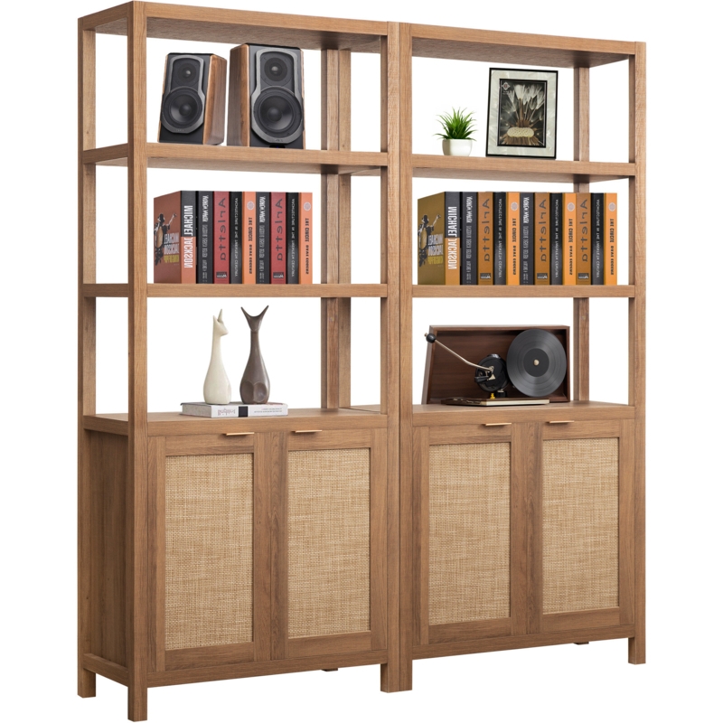 Marliee 70.9" H x 30.7" W Standard Bookcase (Set of 2)