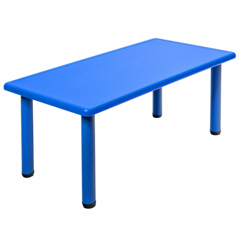 Plastic Adjustable Rectangle 6 Students Activity Table