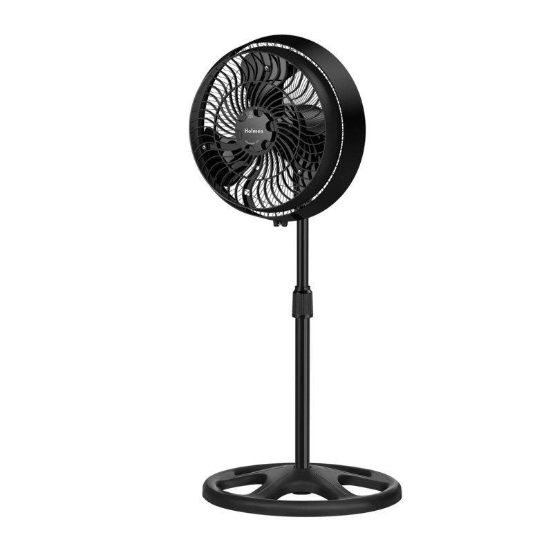16" Outdoor Misting Manual Oscillating Stand Fan with Hose Connection, 3 Speeds