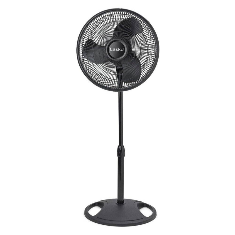 Lasko 3-Speed Adjustable Tilting Oscillating Standing Pedestal Fan