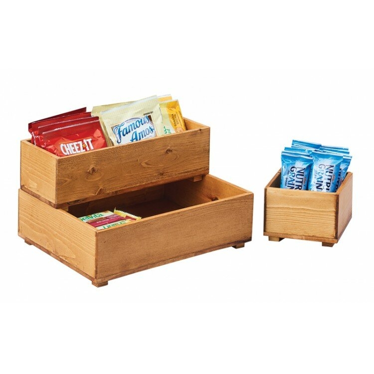 Madera Stacking Solid Wood Crate