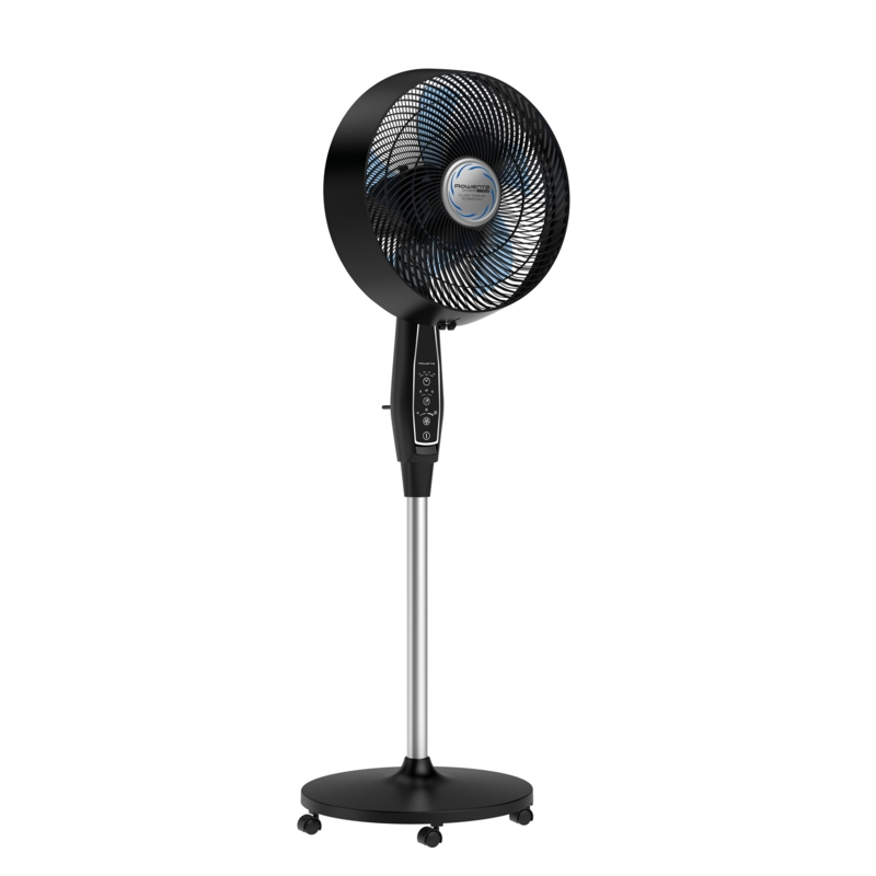 Rowenta Outdoor Extreme Fan, Portable And Weather Resistant, Black