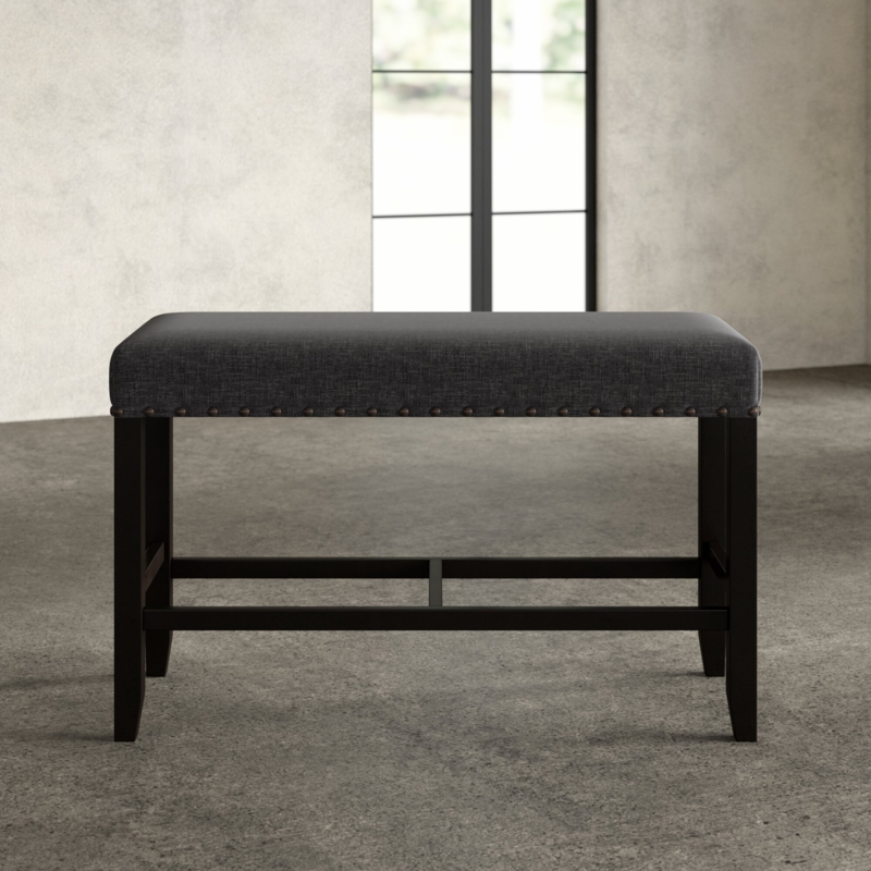 Carliana Cotton Blend Upholstered Bench