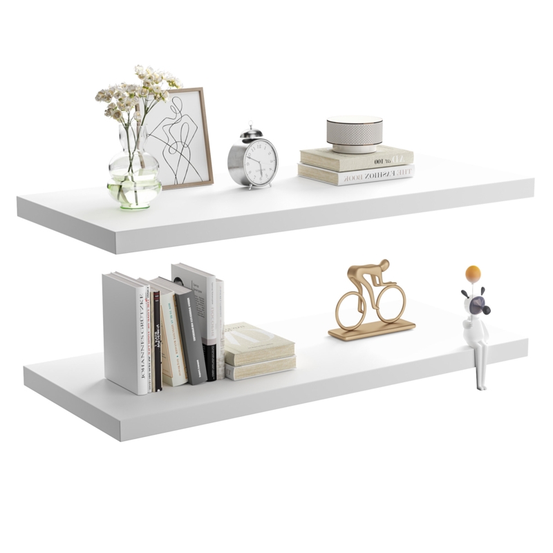 Floating Shelf With Invisible Wall Mount Bracket