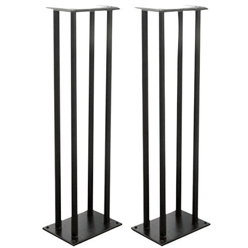 Pyle-Home PSTND14 One Pair of Heavy-Duty Steel Triple Support Bookshelf/Monitor Speaker Stand