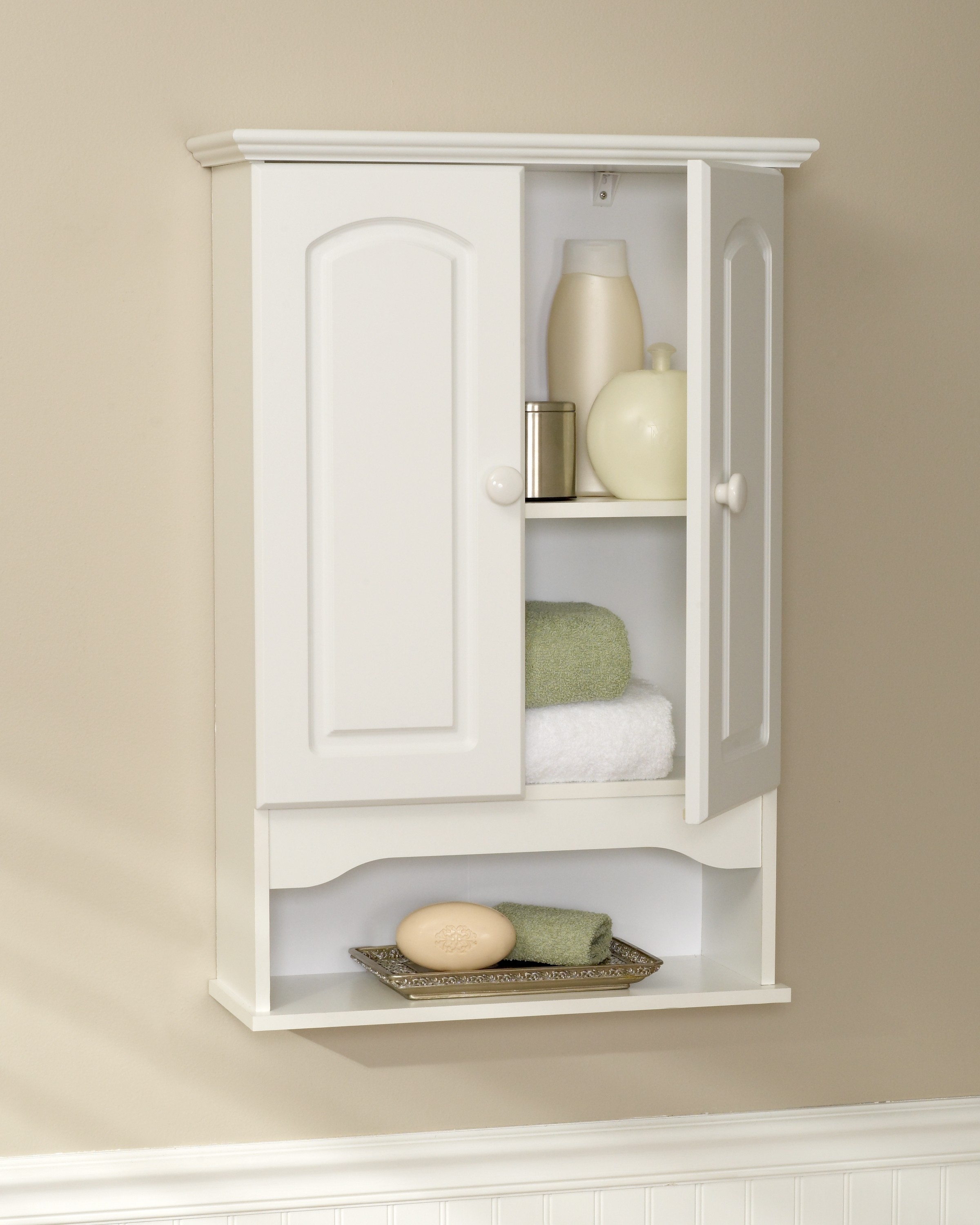 Zenith Products E9615W Classic Hartford Wall Cabinet, White