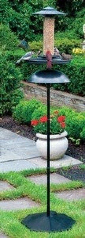 patio bird feeder stand
