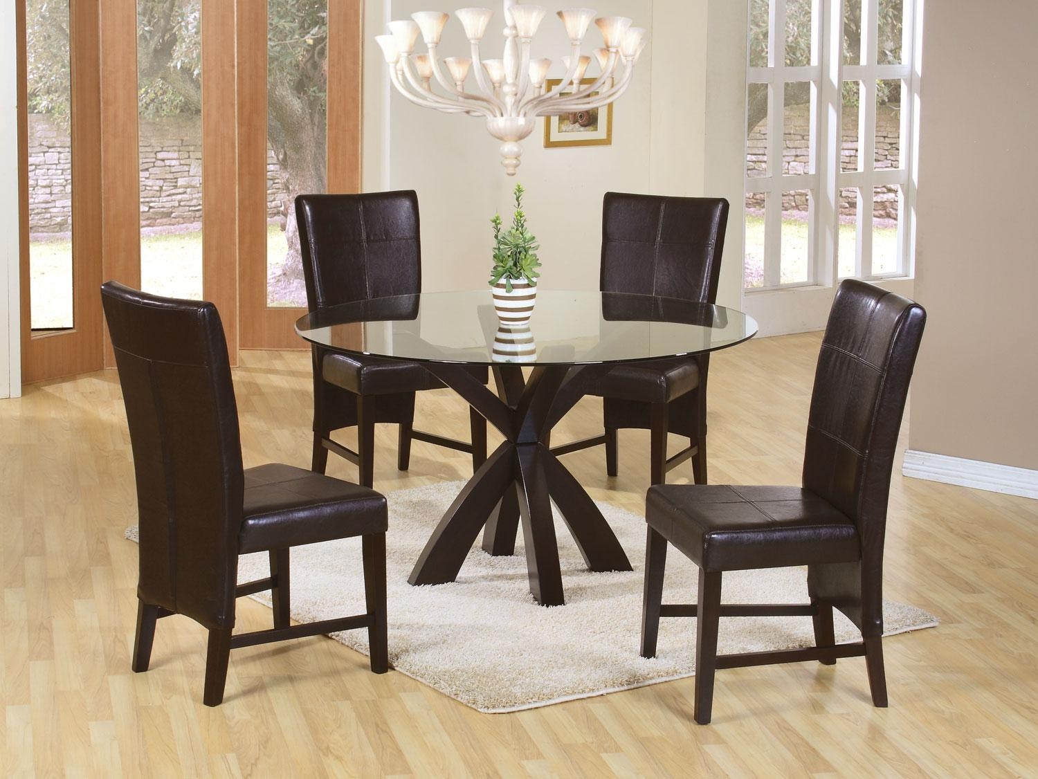 Round Glass Dining Room Table Sets - Ideas on Foter