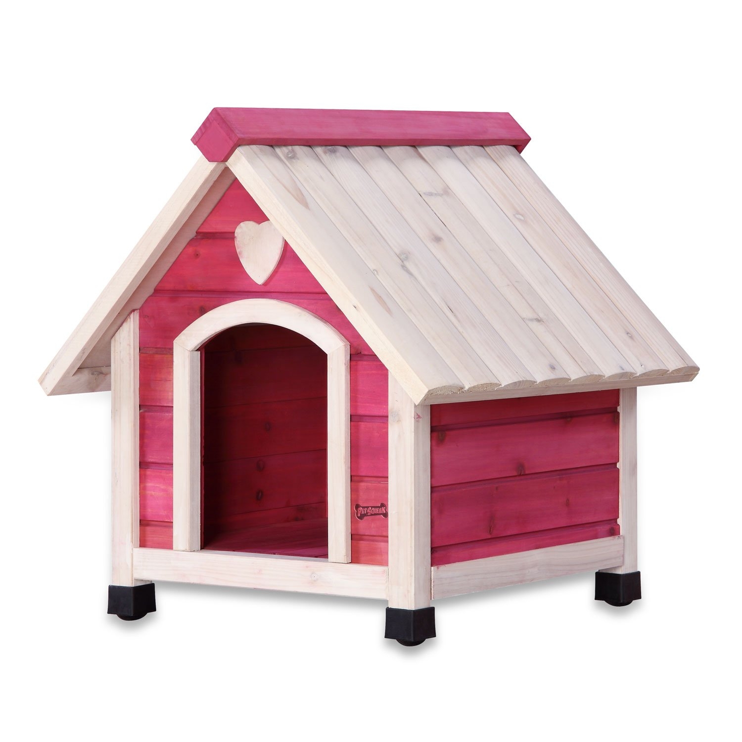 Pet Squeak Princess Pad Dog House, X-Small, Pink