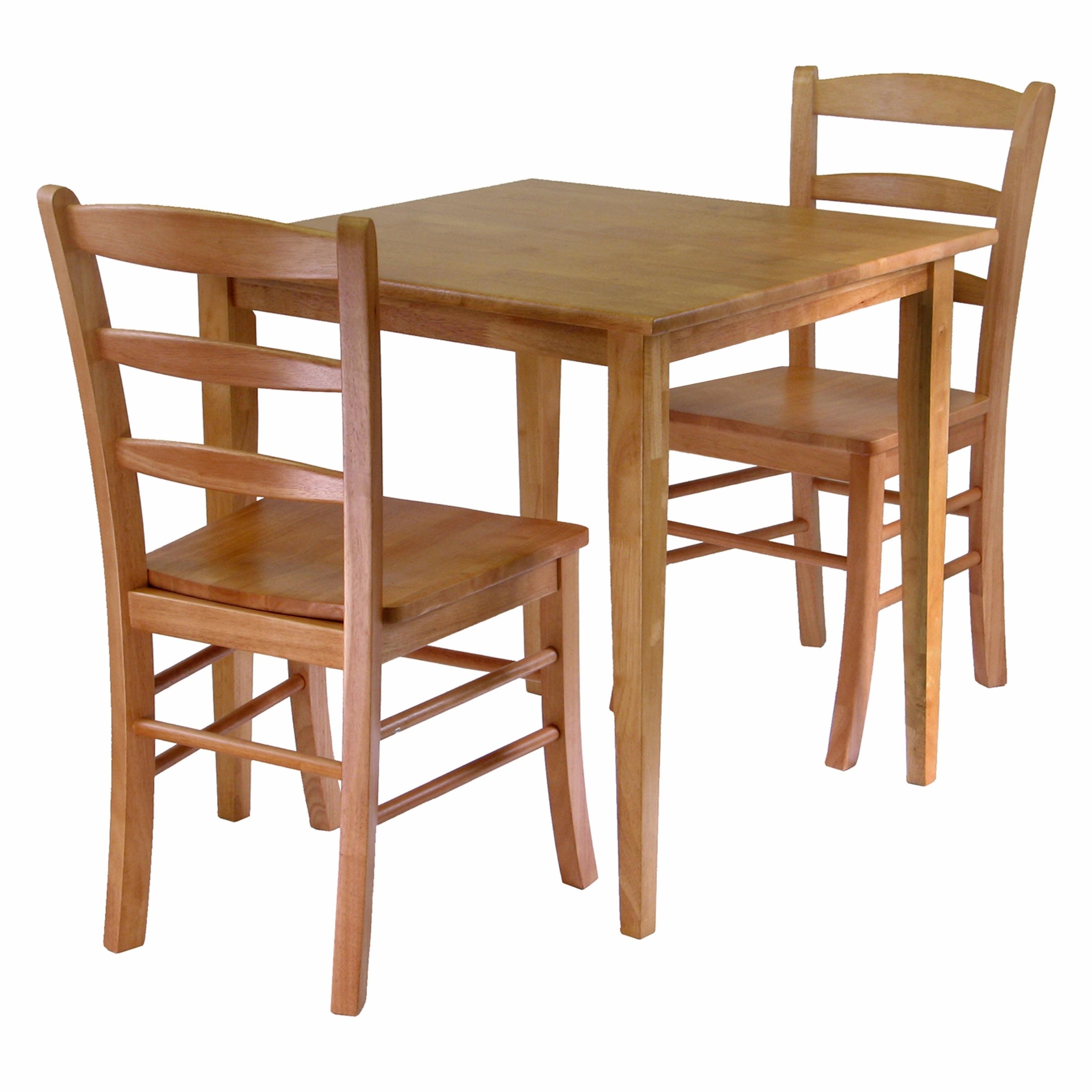 Winsome Groveland 3-Piece Wood Dining Set, Light Oak Finish