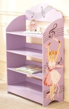 Purple Bookcases Foter Bookcase With Ballerina Design