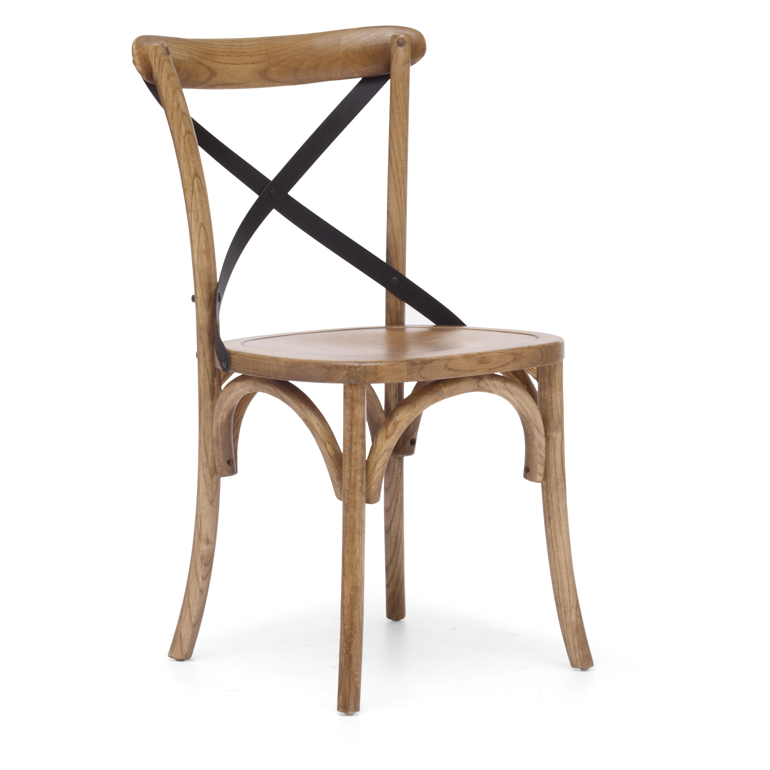 Natural Wood Bentwood Cafe Chair Set Of Two 