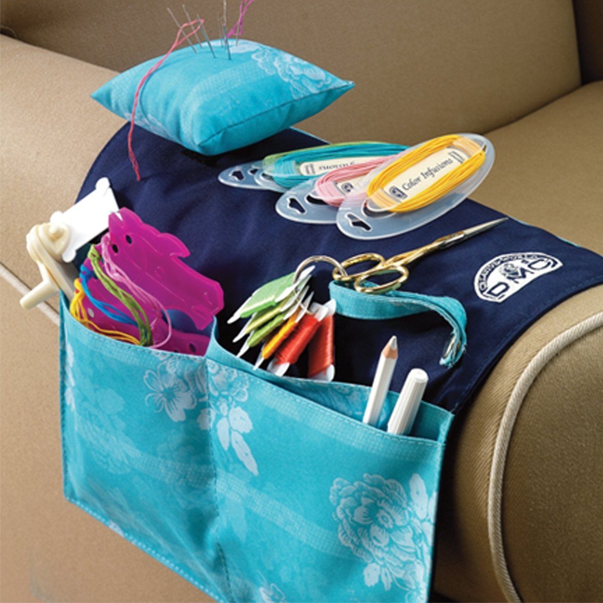 DMC Arm Chair Needlework Organizer-