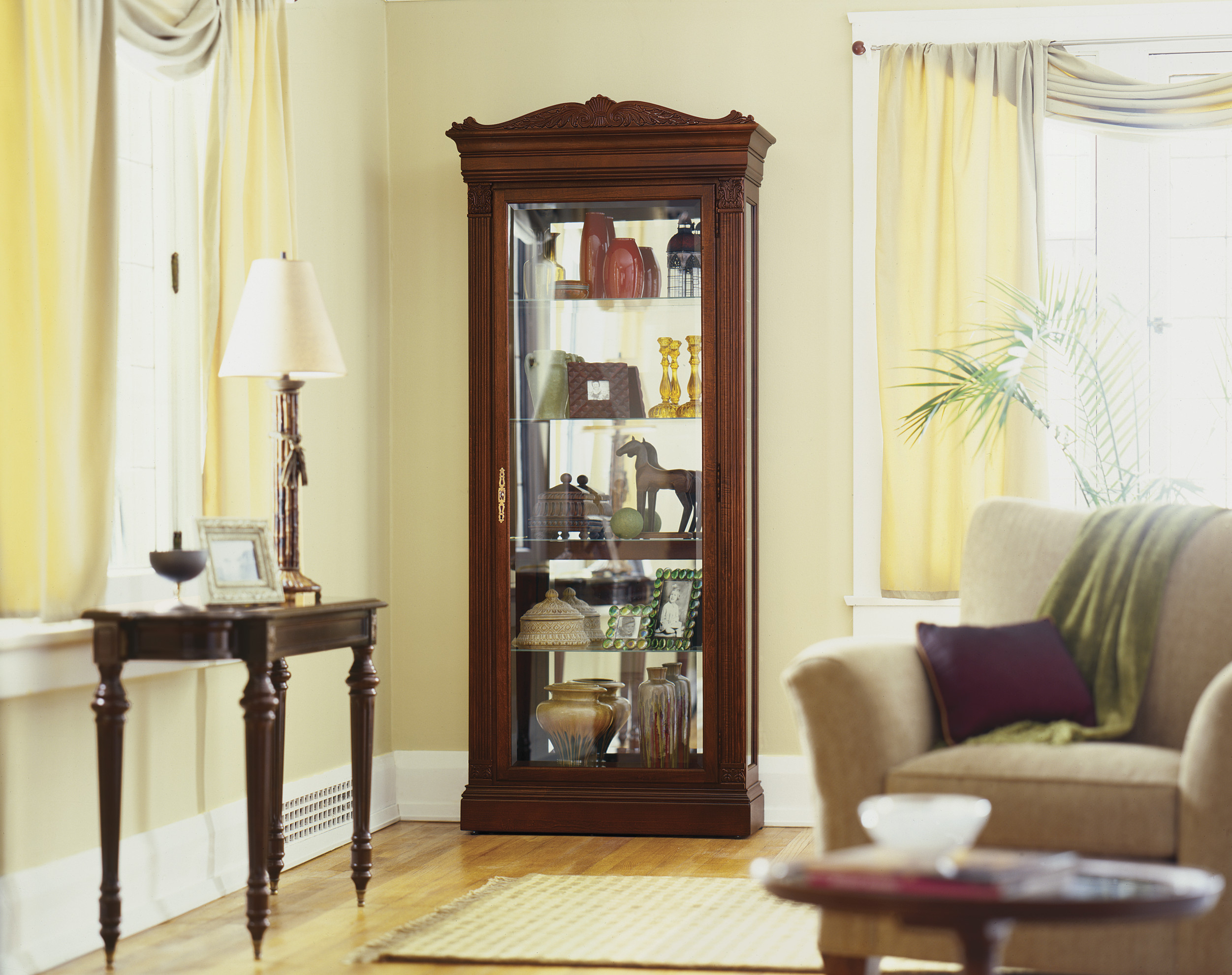 Howard Miller 680-243 Embassy Curio Cabinet by