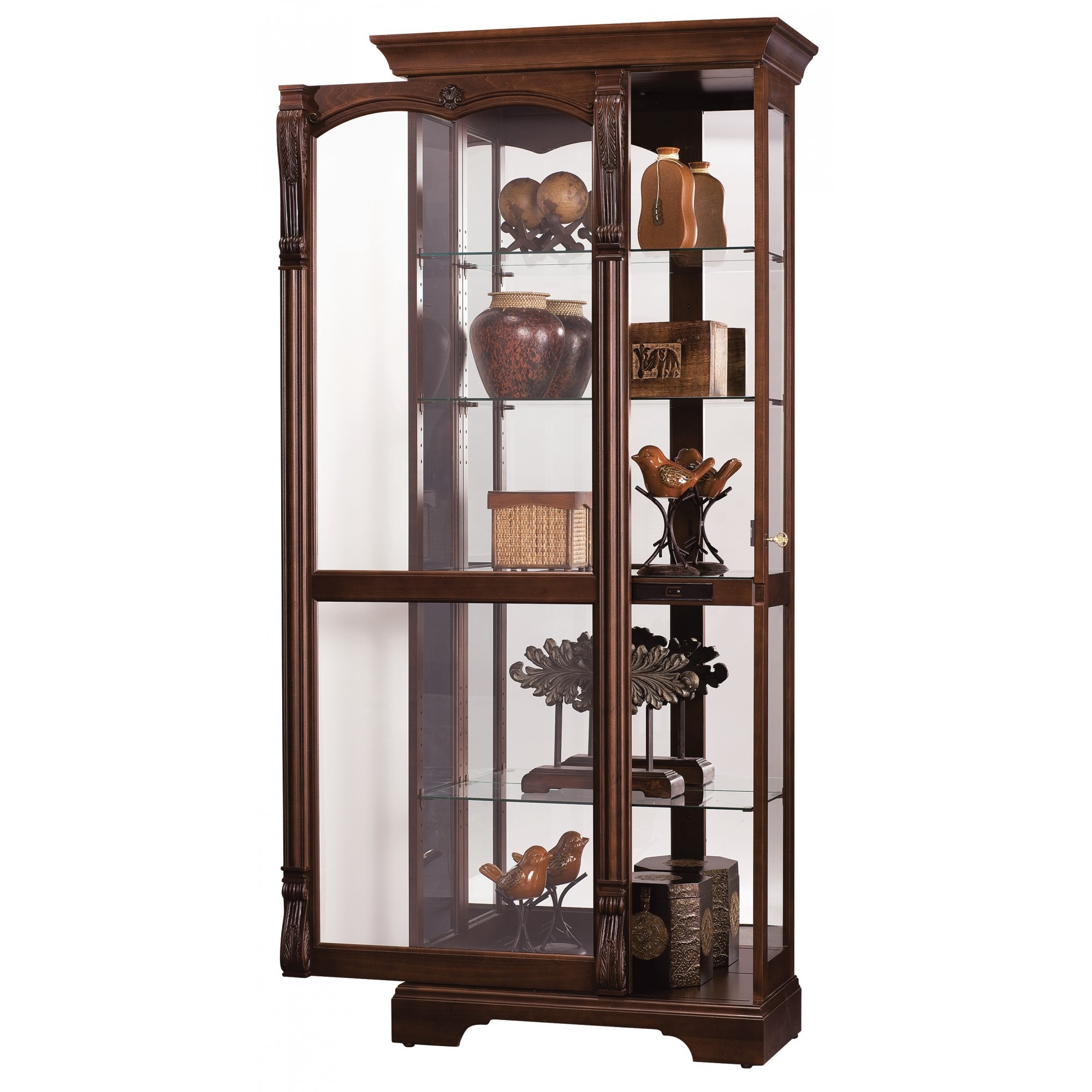 Cherry Corner Curio Cabinet - Ideas on Foter