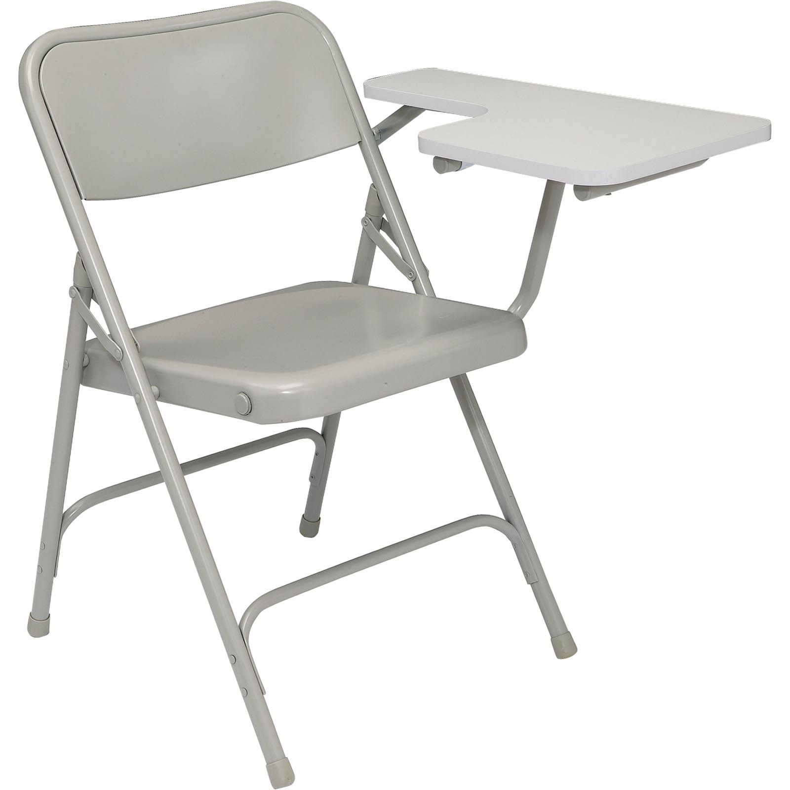 folding chair with table attached