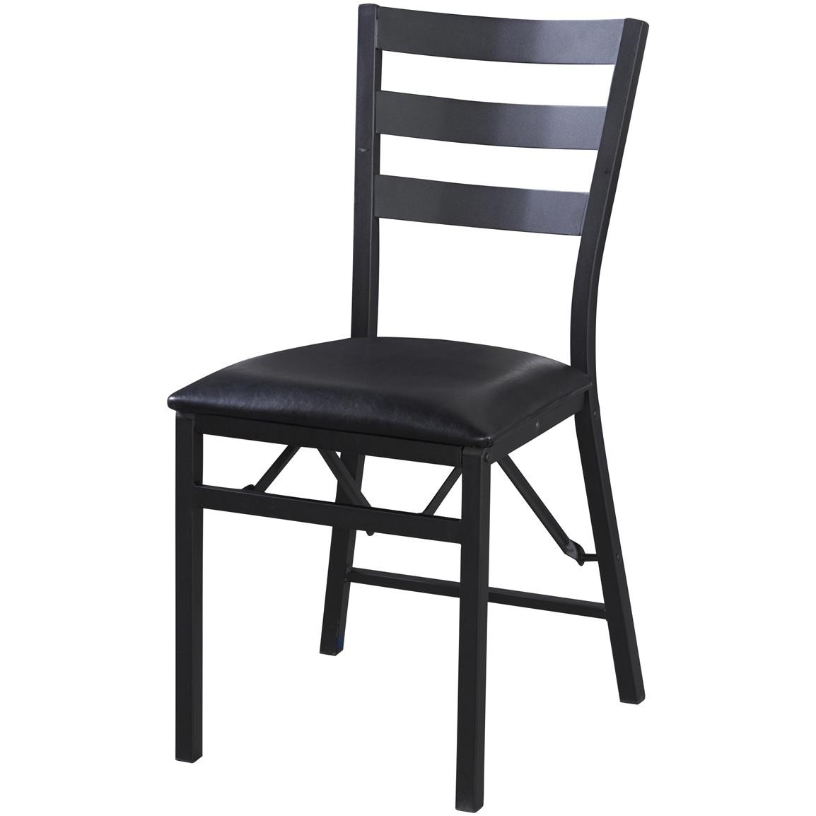 Arista Folding Chair with Wood Back