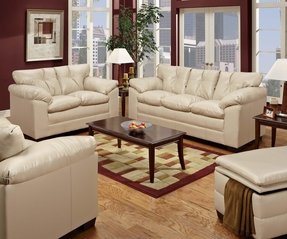 Taupe Leather Sofa - Foter