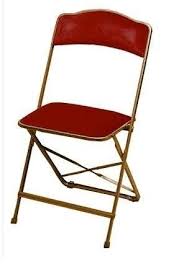 narrow folding chairs