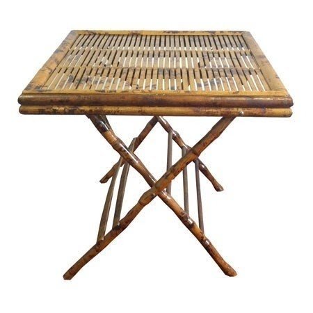 Bamboo Open Folding Table
