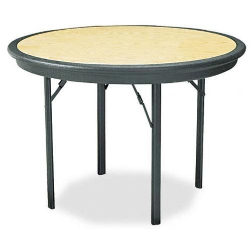 Iceberg 65149 29 by 42 by 42-Inch Indestruc-Tables Too Round Table, Light Oak