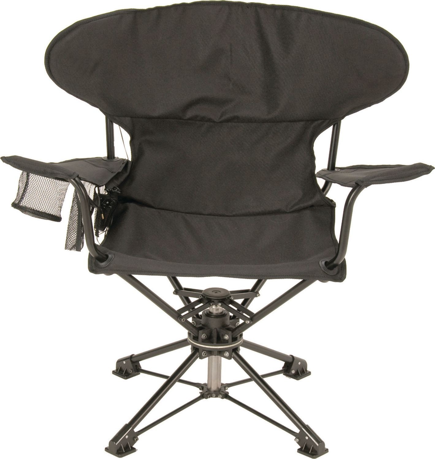 rEvolve Swiveling Portable Chair, Black