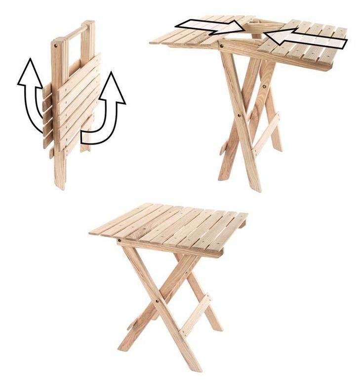 Wood Folding Table 1 