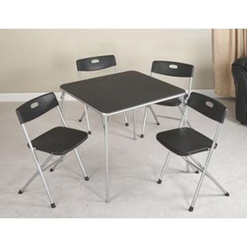 5-piece Card & Game Table and Chairs, Snacks, Dining