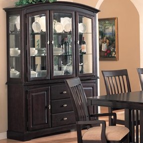 Buffet Cabinet With Glass Doors Ideas On Foter