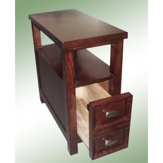 New Chairside End Table In Rich Espresso Cappuccino Oversized Drawer 3 ?s=ts3