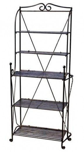 Wrought Iron Corner Bakers Rack - Foter