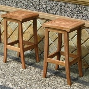 Teak Barstools Foter New Grade A Teak Wood Bar Stool Chair