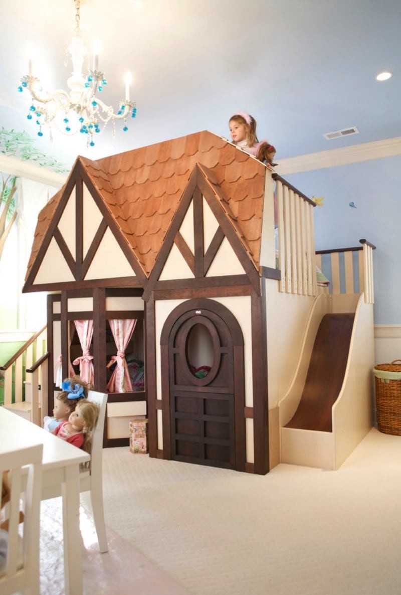 Castle bed for deals girl