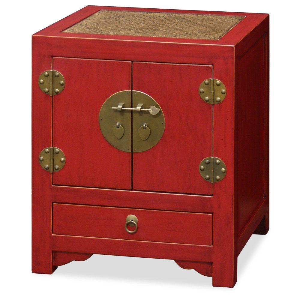 Ming Style Cabinet - Red
