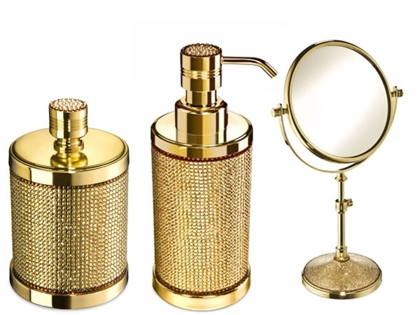 Gold bathroom accessories 1