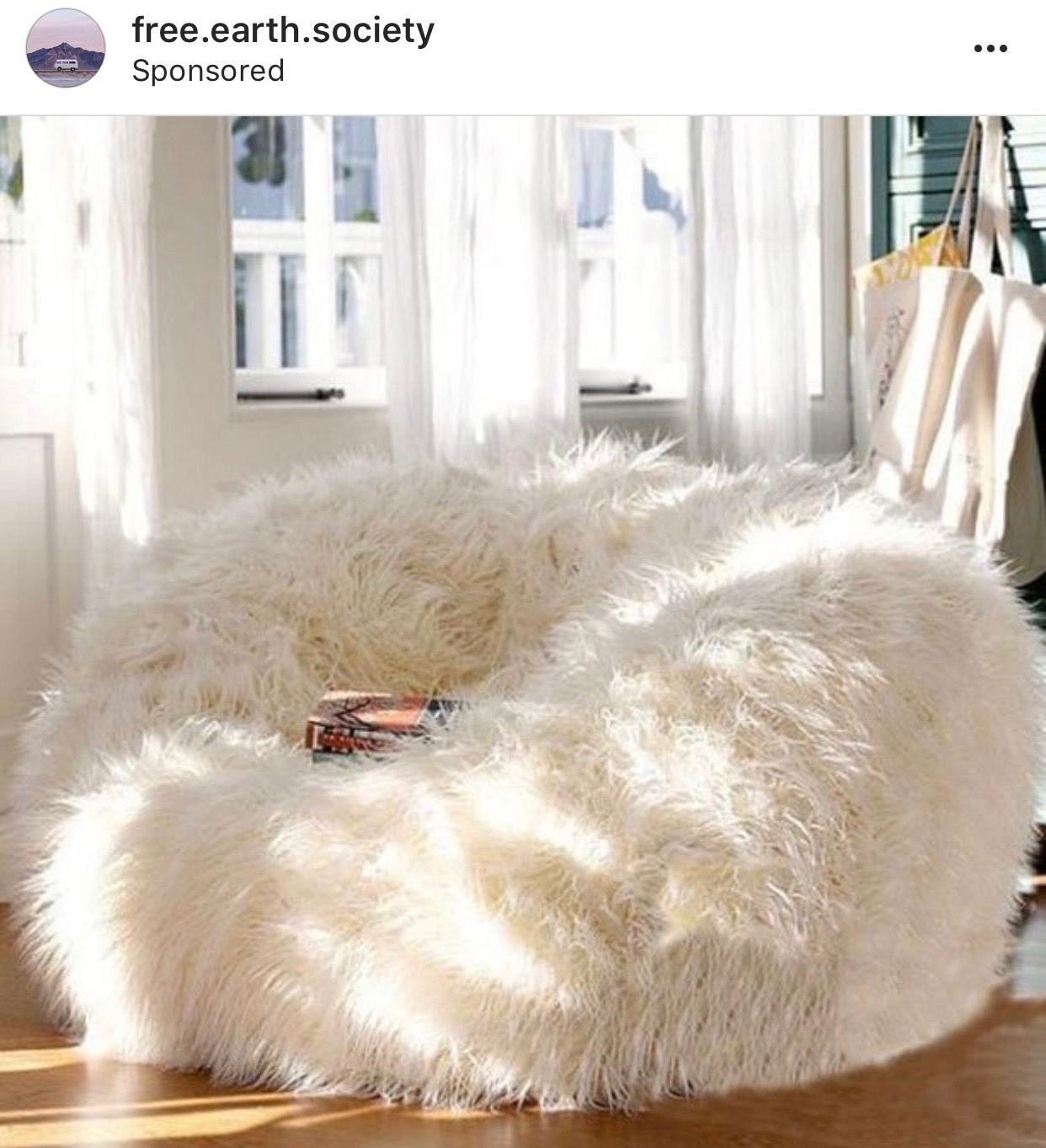 girls fluffy chair